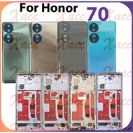 For Huawei Honor 70 Battery Back Cover Full Set with Middle Frame Buttons Camera Lens Frame LCD Fron