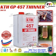 999 KTH ORIGINAL 457 THINNER 2KG / 1GALLEN 2L THINNER / PAINT METAL WOOD / GALLEN TINA TINER CAT CUC