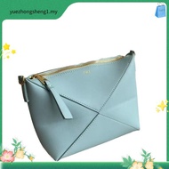 New Style Foldable Geometric Portable Female Bag French Underarm Bag Leather Shoulder Lunch Box Fash