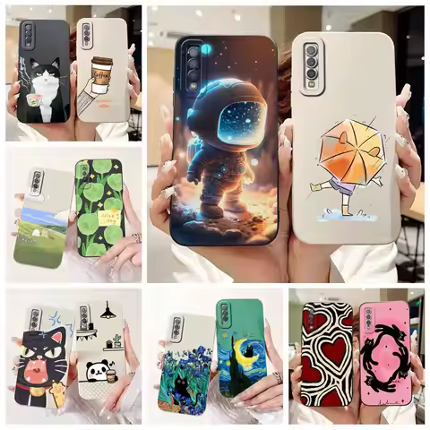 For Samsung Galaxy A7 2018 Case SM-A750F Fashion Candy Painted Cover Soft Silicone Shell For Samsung