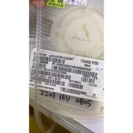 T TDK Patch Capacitor MLCC 0805 2.2 Uf 16V X7R Order 1 = 50 Pieces NT15