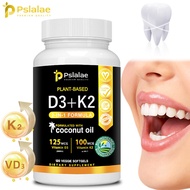 【Pslalae】Vitamin D3+K2 - Supports calcium to enhance bone and immune health VC, VK, complex dietary supplement for adults