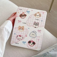 Cartoon Cartoon Animal iPad Air 4/5/6/7 Protective Case 9th Generation Rotating Acrylic 8th Generati