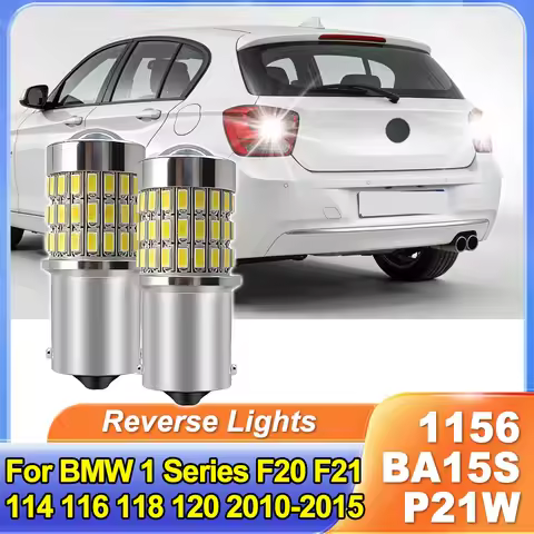 2pcs Car 1156 led Canbus BA15S P21W LED Bulb Reverse Lights DRL Accessories For BMW 1 Series F20 F21