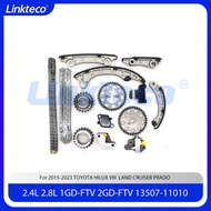 Engine part Timing chain kit Fit 2.4 2.8 L T 1GD-FTV 2GD-FTV For 2015- 2.4T 2.8T TOYOTA HILUX LAND C