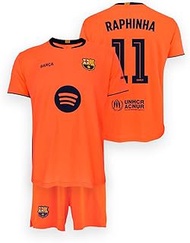 FC Barcelona Raphinha Set of 3 for Children 2025-26, Official Replica Junior, Unisex (FR/ES, Age: 12