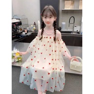 Girls Summer Dress 2025 Children Summer Dress Fashionable Sling Princess Dress Girl Summer Dress