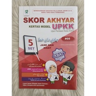 Skor Akhyar Khat dan Jawi Kertas Model UPKK