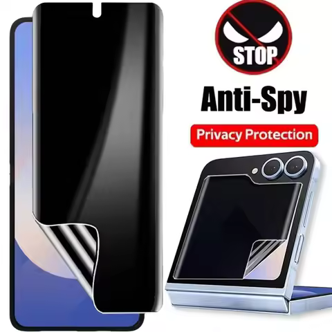 Anti-Spy Screen Protector for Samsung Galaxy Z Flip 7 Privacy Outer Inside Screen Protector Soft Ant