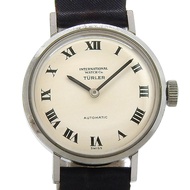 國際萬國錶(IWC) TURLER W-name cal.442 復古腕錶，不銹鋼錶殼 x 皮革錶帶，象牙色錶盤，自動上鍊機芯，指針式顯示，象牙色錶盤，女士腕錶 [二手]