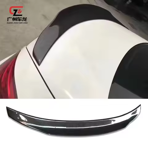 For BENZ E Class W213 E200 E260 E300 2016-2019 PSM Style Carbon Fiber Spoiler Tail Wing Bumper Spoil