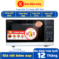 Lò vi sóng Sharp R-G572VN-S-lò vi sóng có nướng 25 lít-1000W tiết kiệm điện-hâmnấunướngrã đông-bảo h