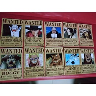 shichibukai or warlords wanted poster + freebies