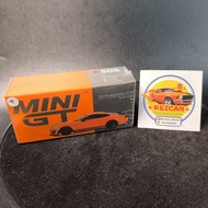 MINI GT - FORD MUSTANG SHELBY GT500 | TWISTER ORANGE | MINI SCALE