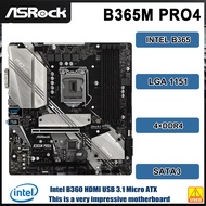 JINDI เมนบอร์ด PRO4 B365M ASROCK LGA1151 B365 Intel DDR4 64GB รองรับ I7-9700K I5-9400F I5-8400 I9-99