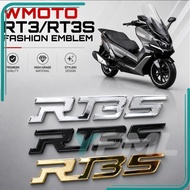EMBLEM FASHION WMOTO RT3 RT 3/RT3S RT3 S EMBLEM FASHION ACCESSORIES ACCESSORY MODIFIED MODIFY