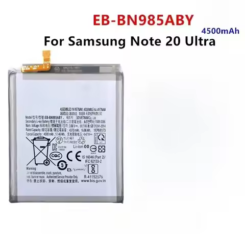 High Quality Battery EB-BN985ABY EB-BM415ABY For Samsung Note 20 Ultra S20 Ultra 4G M51 M62 F62 M515