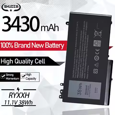 New RYXXH 9P4D2 Laptop Battery For Dell Latitude 12 5000 11 3150 3160 3550 E5250 E5450 E5550 Series 