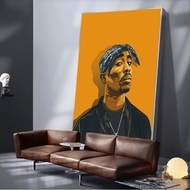Tupac Modern Art Posters and Prints - Portrait of 2PAC Canvas Paintings for Wall Decor - Home Decoration Cuadros