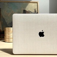DISC PRICE - Woven Leather MacBook Hard Case MacBook Cover NEW AIR 13" M2 A2681