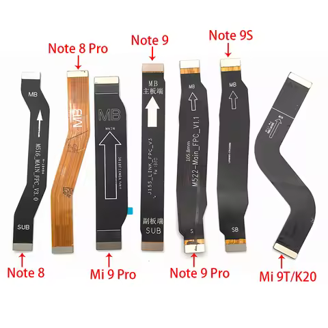 Main Board Motherboard LCD Display Connector Flex Cable Ribbon For Xiaomi Redmi Note 7 8 8T 9 Pro 9S