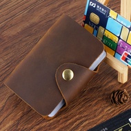 beg duit wanita purse woman wallet woman Genuine Genuine Leather Card Holder Ladies Multi-card Busin