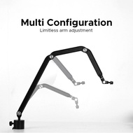 Noir Twig - Low Profile Microphone Boom Arm/Mic Bracket Stand For Voix