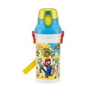 Skater 兒童用塑膠水壺 銀離子 Ag+ 抗菌 超級瑪利歐21 PSB5SANAG 480ml