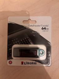 Kingston DataTraveler Exodia 64GB USB 3.2 隨身硬碟 手指