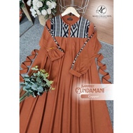 NEWEST ELEGANT ETHNIC SAGE DENIM BLACK GAMIS - CUNDAMANI UNIFORM PARTY DRESS