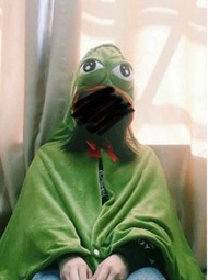 Pepe 絨毛披肩 斗篷 有帽外套