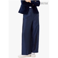 MARKS AND SPENCER JACQUARD PRINT CULOTTE BLUE JACQUARD CULOTTS MARKS & SPENCER CULOTTS