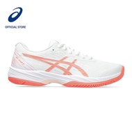 ASICS Women GEL-GAME 9 Tennis Shoes in White/Sun Coral