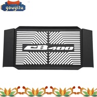 Motorcycle Accessories Stainless Steel Radiator Grille Guard Protection Cover for Honda CB400SF CB 400 CB400 youyilu