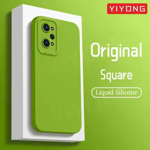 Realme GT Neo2 Case YIYONG Original Liquid Silicone Soft TPU Cover For OPPO Realme GT Neo 2 3 T 3T N