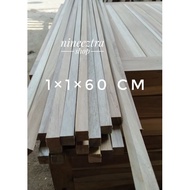 KAYU RENG WOOD 1X1X60 CM TEAK|TEAK STICK WOOD 1×1×60 CM