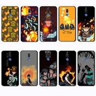 Soft black phone case for Huawei Nova 2 Lite 2i 3 3i 4E 5i 5T 7 SE 8i Fire Force Fashion printed pho