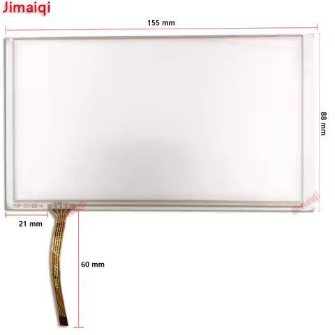 New For 6.2'' inch FPC-0356 ZCR-2518D-3 4lines resistance touch screen panel 155mm*88mm TouchSensor 