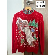 Second-Hand Screen-Printed Sweater