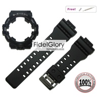 GA-700 / GA-710 Black Matte Bezel and Strap With Grey Font