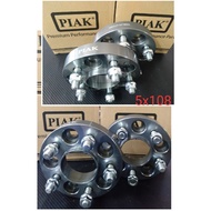 PIAK wheel spacer Ori pcd 4x108 5x108 volvo ford converter one pair sepasang forged alloy T7075 with