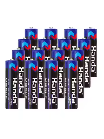 12-30PCS Blue AAA 1.5V Black Blue Battery Carbon Zinc Manganese Cell Disposable Battery Flash Wirele