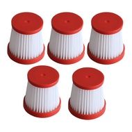 5 Pcs Hepa Filter for Deerma VC01 / VC01 Max Vacuum Cleaner Replacement Parts Filter Mesh Hypa Filter Elements Replacement