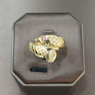 22k / 916 Gold Arowana Ring by Best Gold Shop