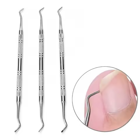 Toe Nail Care Hook Ingrown Double Ended Ingrown Toe Correction Lifter File Manicure Pedicure Toenail