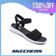 Skechers รองเท้าแตะผู้หญิง Arch Fit Sunshine - รองเท้าแตะส้นแบน Mylife SK032401