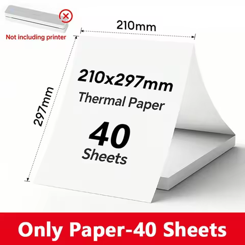 HPRT A4 Thermal Ppaer For Wireless Desktop Printer Mobile Photo PDF Document HD Printing A4 Paper Fo
