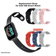 xys Y68/D20 Silicone Wristband Watch Accessories Intelligent Watch Watchband Smart Watch Strap