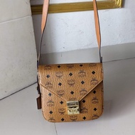 Mcm Visitos Sling Bag Full Kulit asli ( All Original )