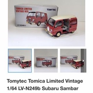 Tomica tomytec 1/64 tlv n249b Subaru samber